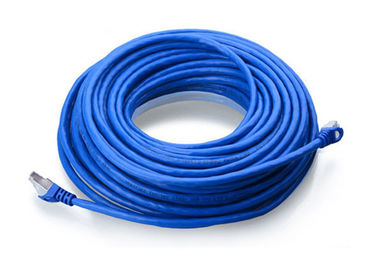 De blauwe Kabel van FTP Cat6A, Aangepaste Lengte 4 Paar verdraaide Beschermde Kabel