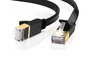 RJ45 Beschermde Kat 7 Netwerkkabel, Zwarte Kleurenkat 7 Ethernet-Kabel